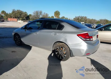 2013 Honda Civic Ex from USA, damaged, VIN 19XFB2F83DE007339